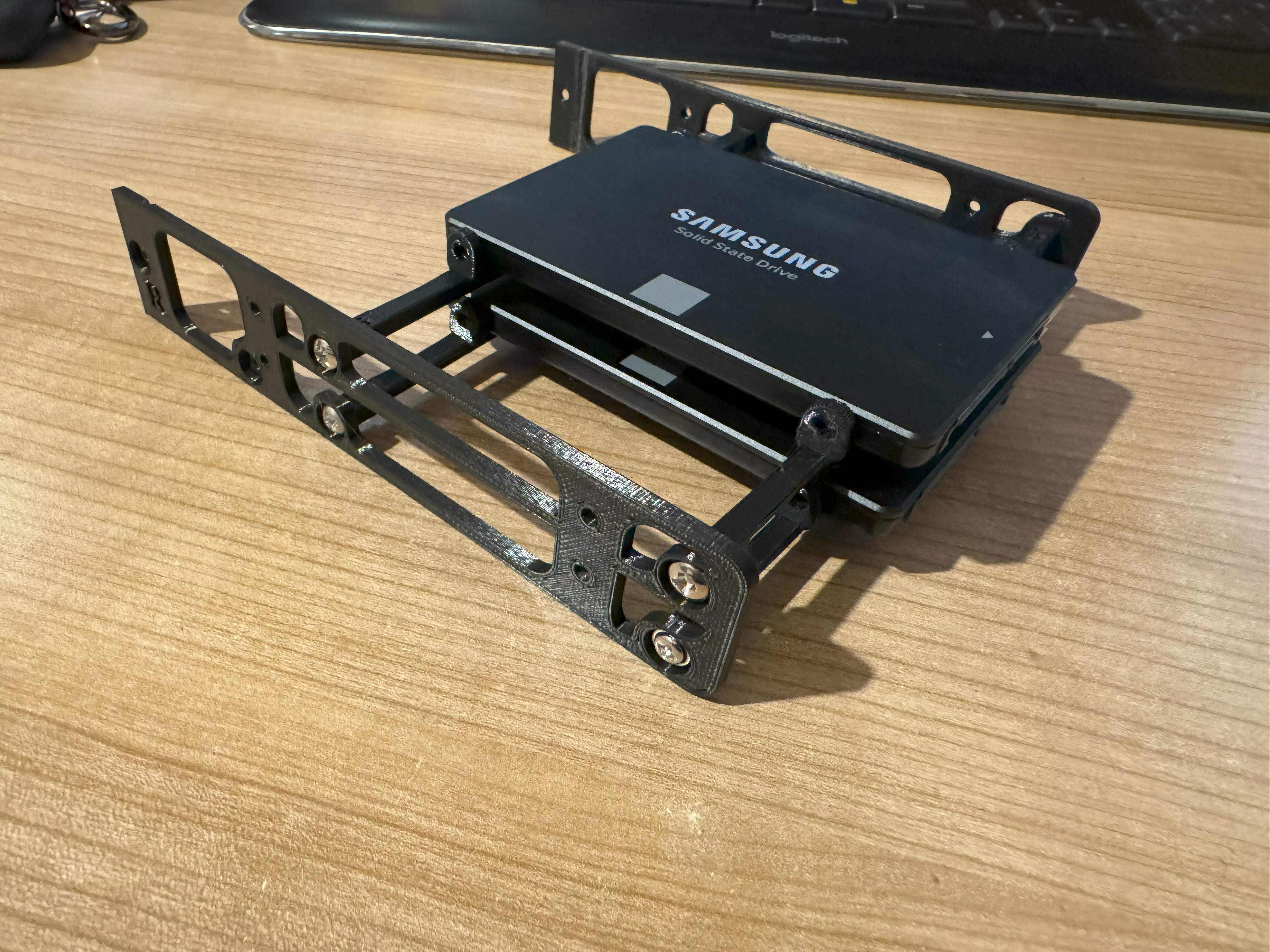 5.25 bay adapter for 2 x SSD
