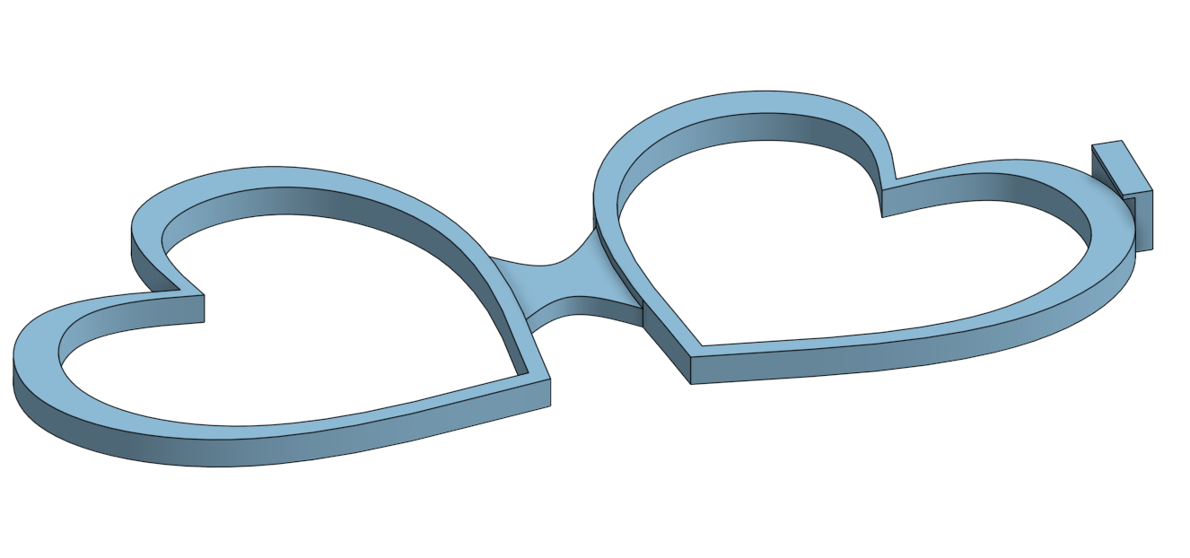 Heart hair Clip