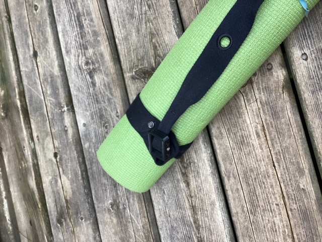 Cincher for yoga mat carrying strap