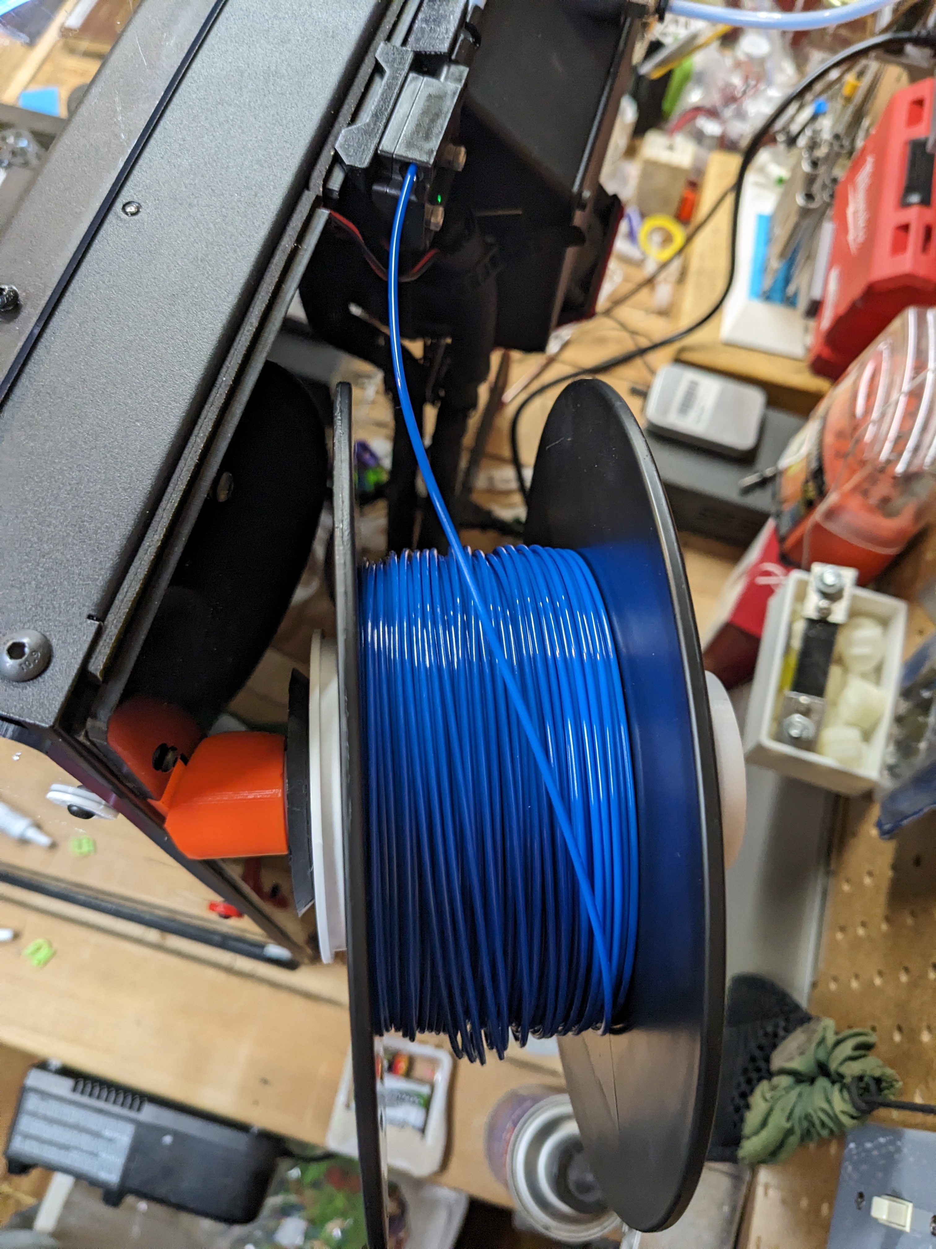 Angled spool holder adapter for Voron 2.4 - Prusa bayonet