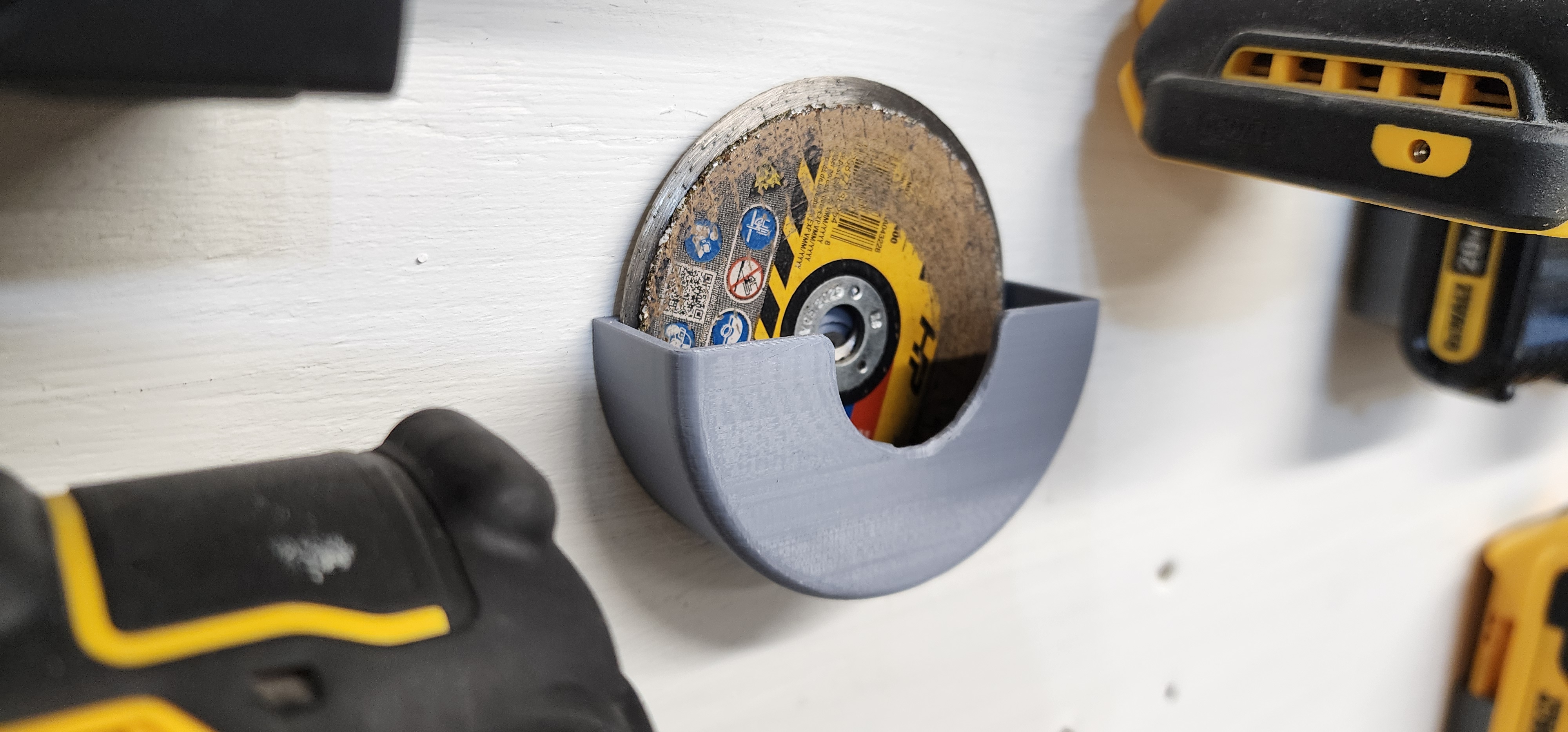 3" Cut-Off Tool Disc Holder Wall Mount Pocket
