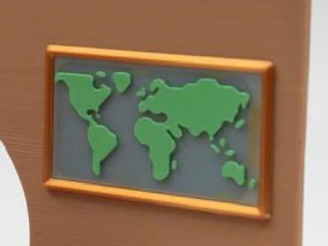 Stylized World Map