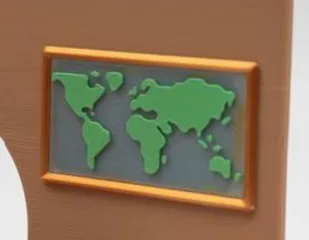 Stylized World Map