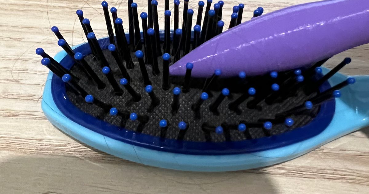 Hair brush cleaner by Posix | Download free STL model | Printables.com