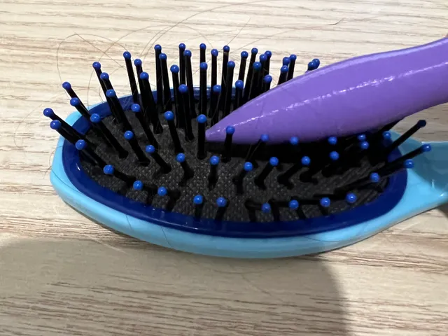Hair brush cleaner
