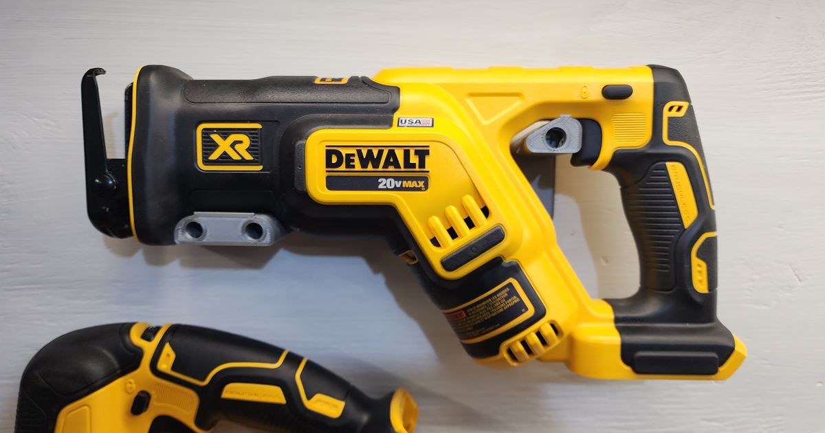 Dewalt XR Compact Reciprocating Saw Mount (SawZall) by SubBass100