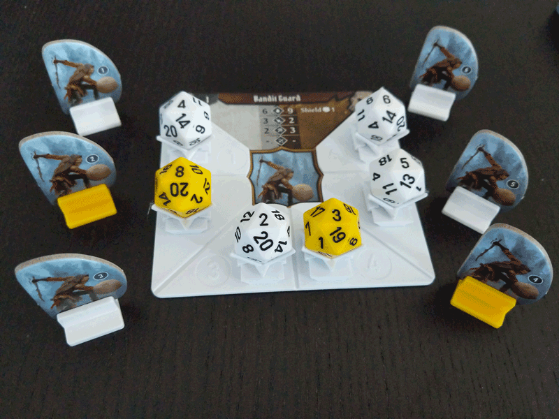 Gloomhaven Monster Tracker D20 holder