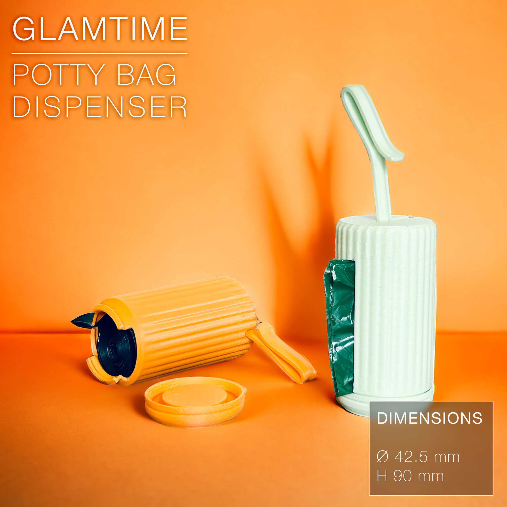 GLAMTIME | Dog potty bag dispenser