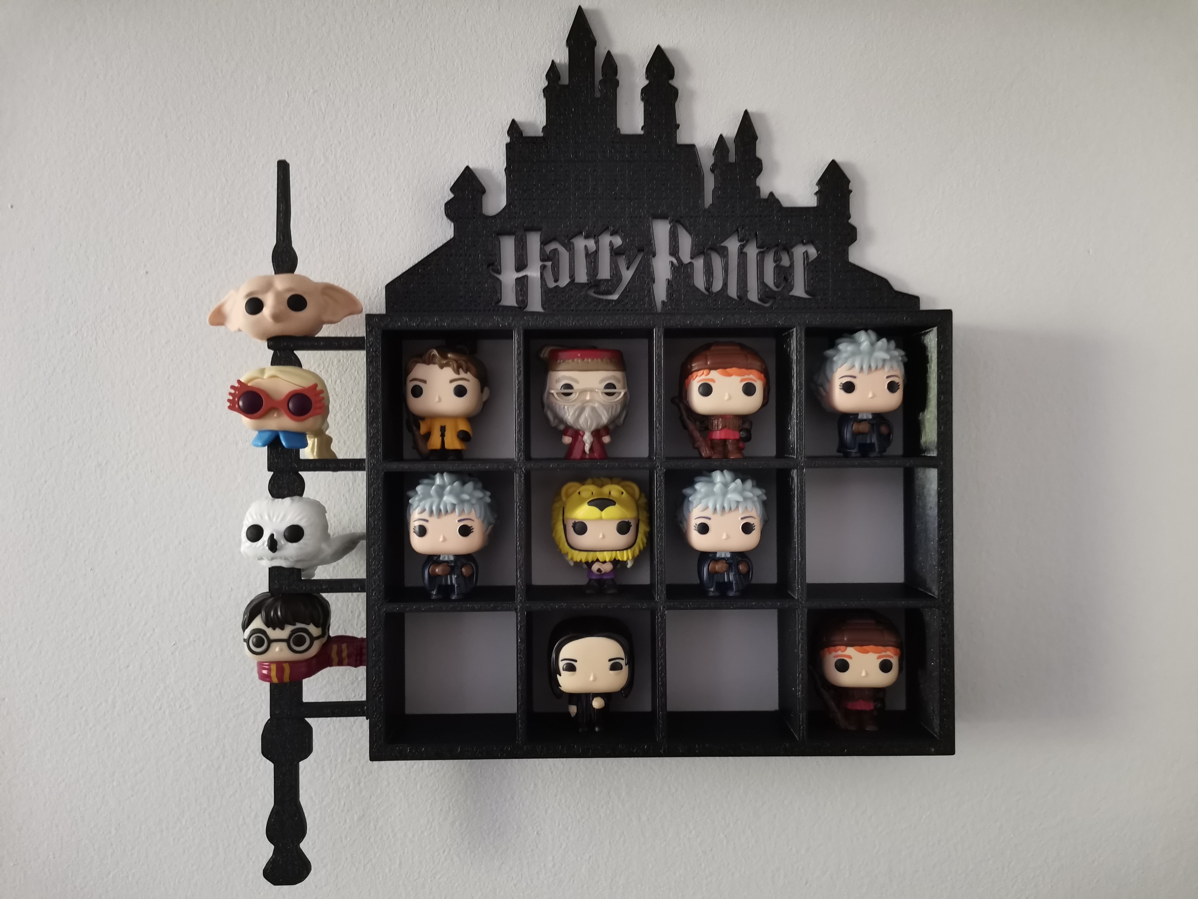 Harry Potter Funko Pop Kinder Joy with wand Stand/Shelf