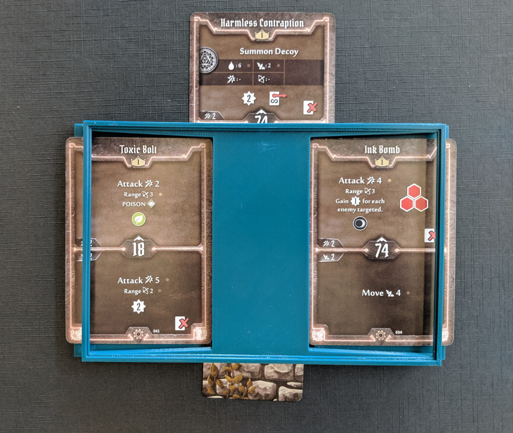 Gloomhaven Dashboard (Update Sleeves!) by Hellfish Download free STL