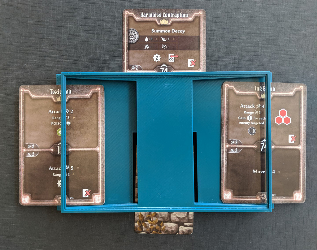 Gloomhaven Dashboard (Update Sleeves!) by Hellfish Download free STL