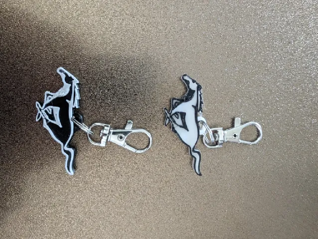 Ford Mustang Logo Keychain