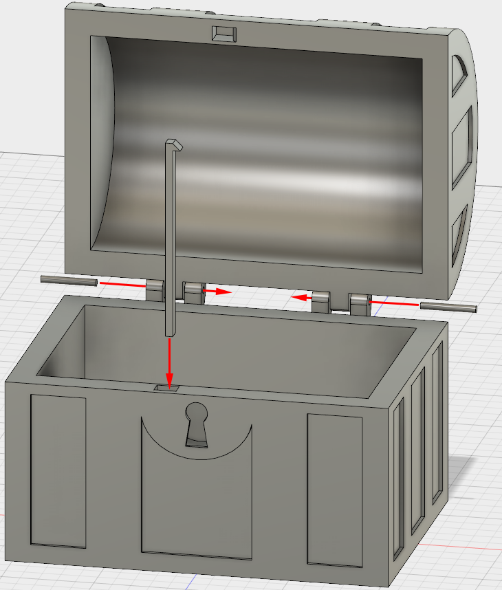 Miniatura 4 do modelo 3D Chest with lock