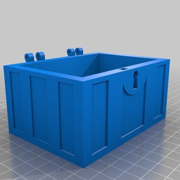 Chest with lock by Harald Andersson | Download free STL model ...