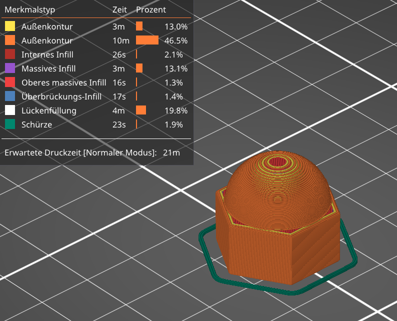 Miniatura 2 do modelo 3D Abdeckung Mutter