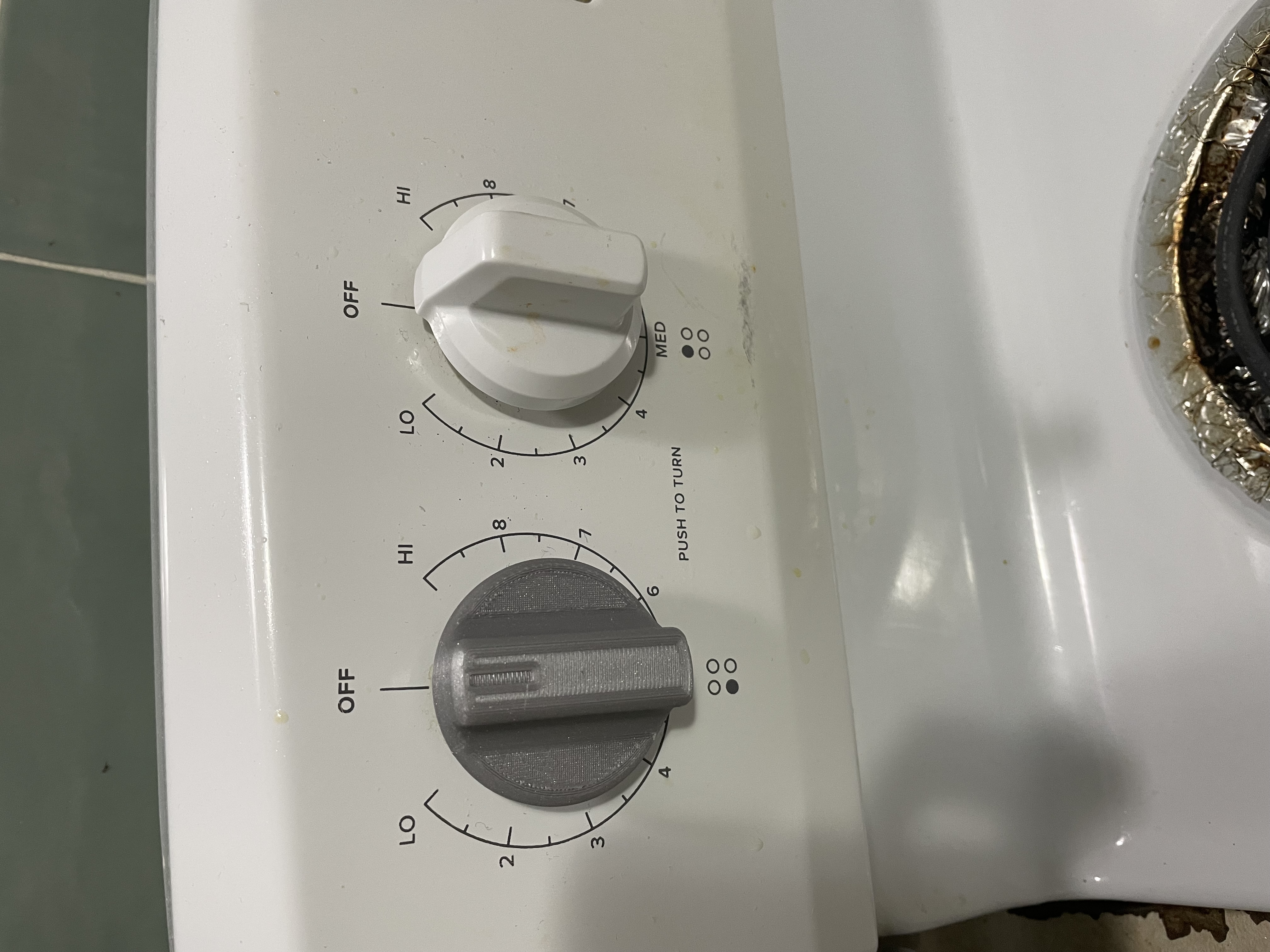 Kitchen Knob Compatible With Whirlpool W10844787 knob