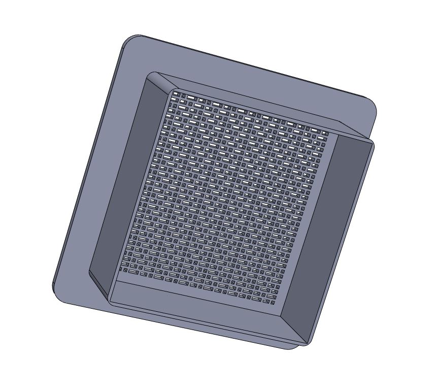 Miniatura 2 do modelo 3D Ventilation grille