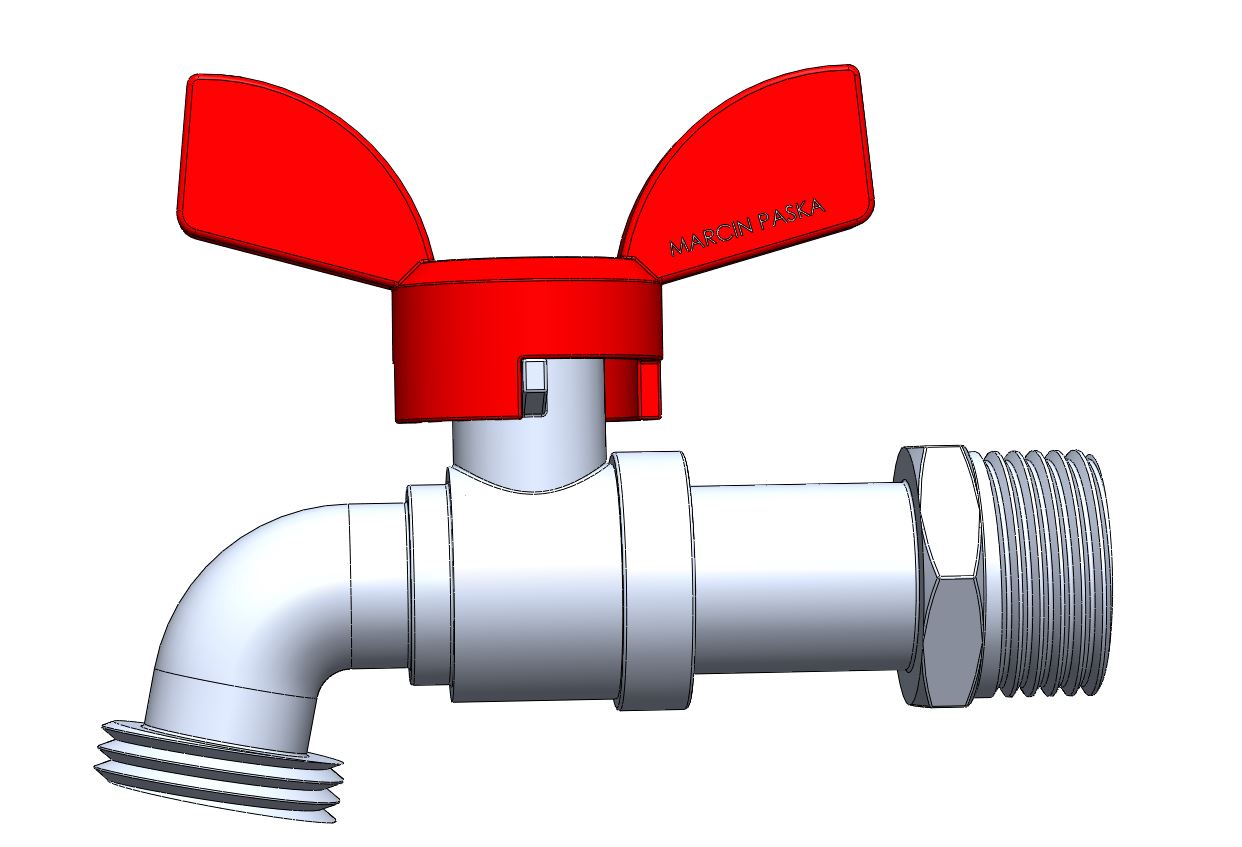 Water tap valve by MarcinPaska | Download free STL model | Printables.com