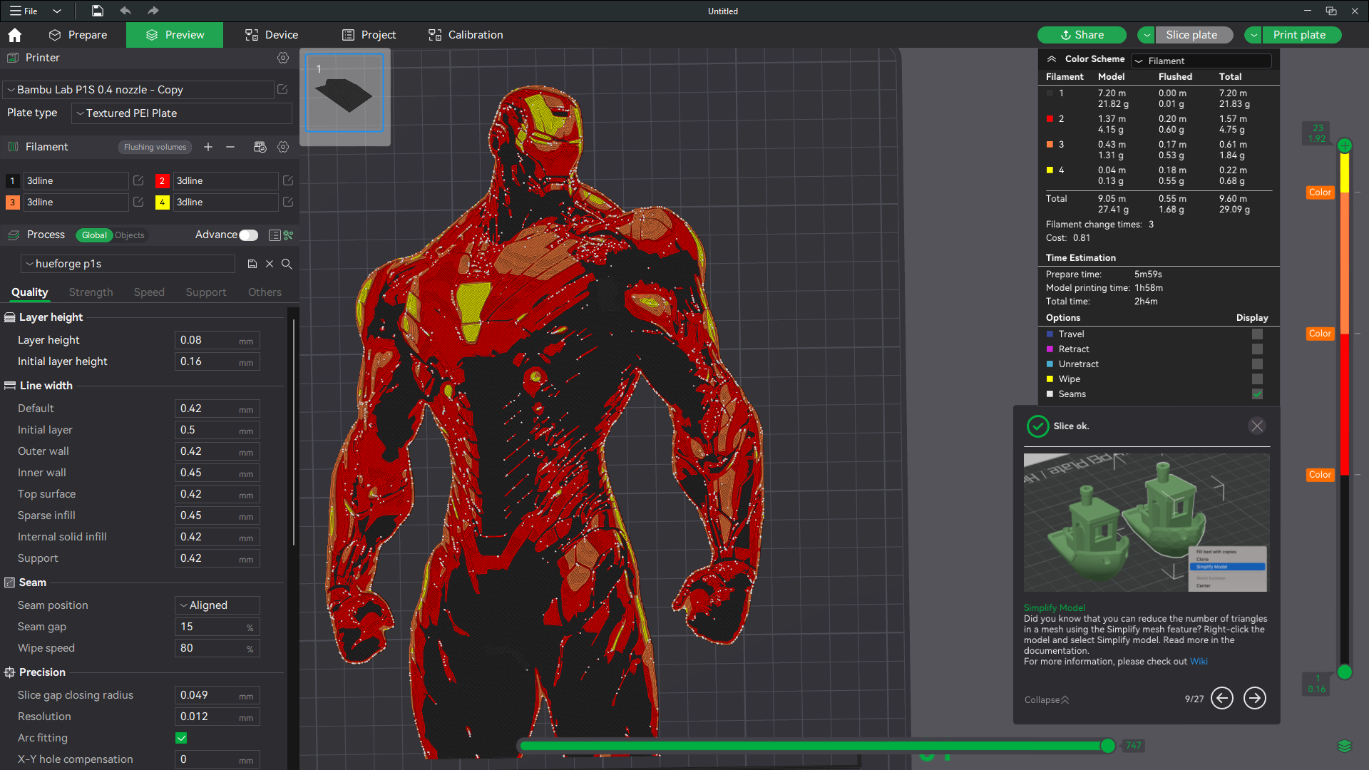 Miniatura 3 do modelo 3D Iron Man Giant