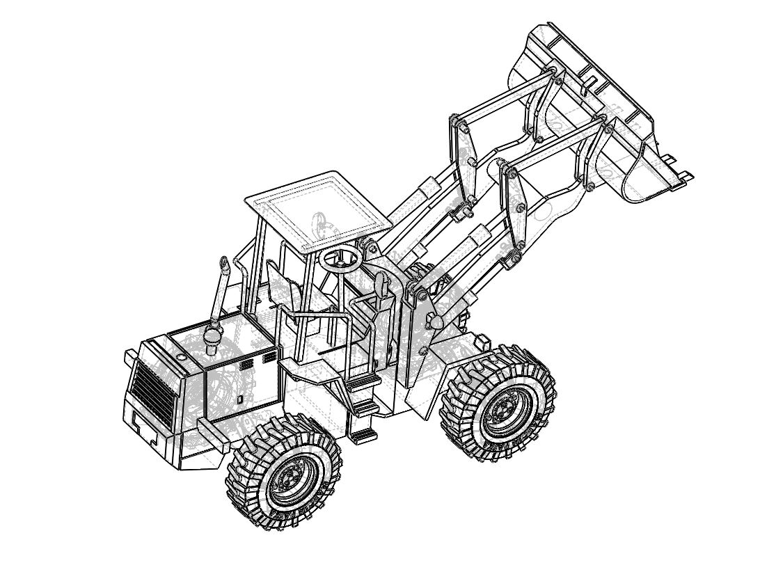 Wheel Loader Toy By MarcinPaska Download Free STL Model Printables wheel-loader-toy-by-marcinpaska-download-free-stl-model-printables