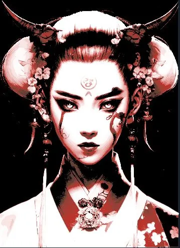 Japanese female oni by julian_nikolovv | Download free STL