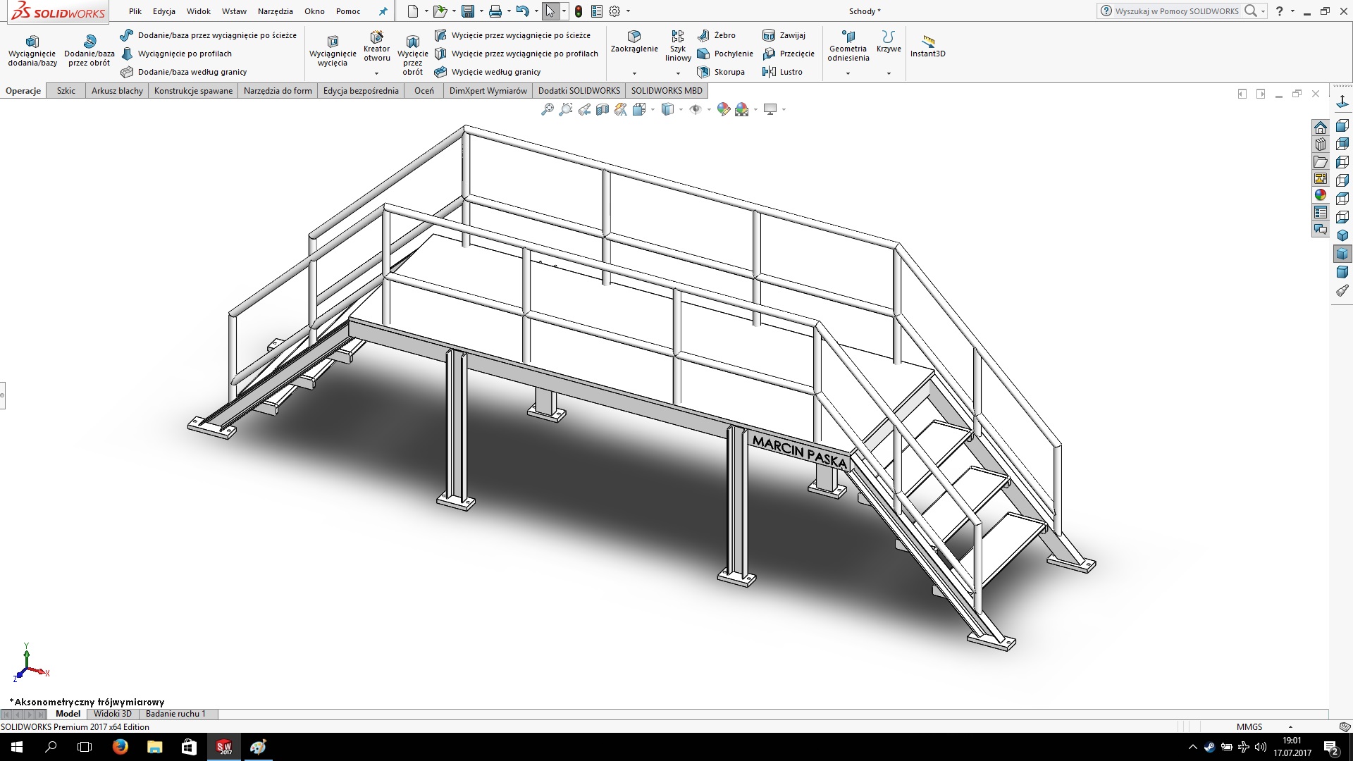Stairs (welded construction)