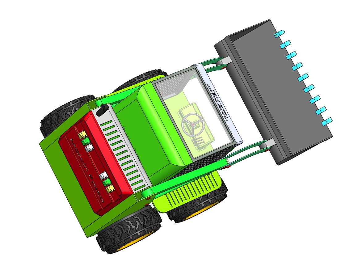 Miniatura 3 do modelo 3D Bobcat Loader Toy