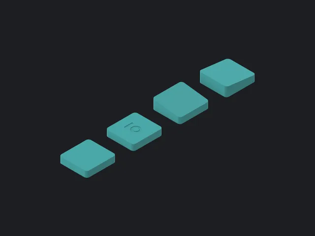 MOTE - Choc Low Profile Flat Keycaps