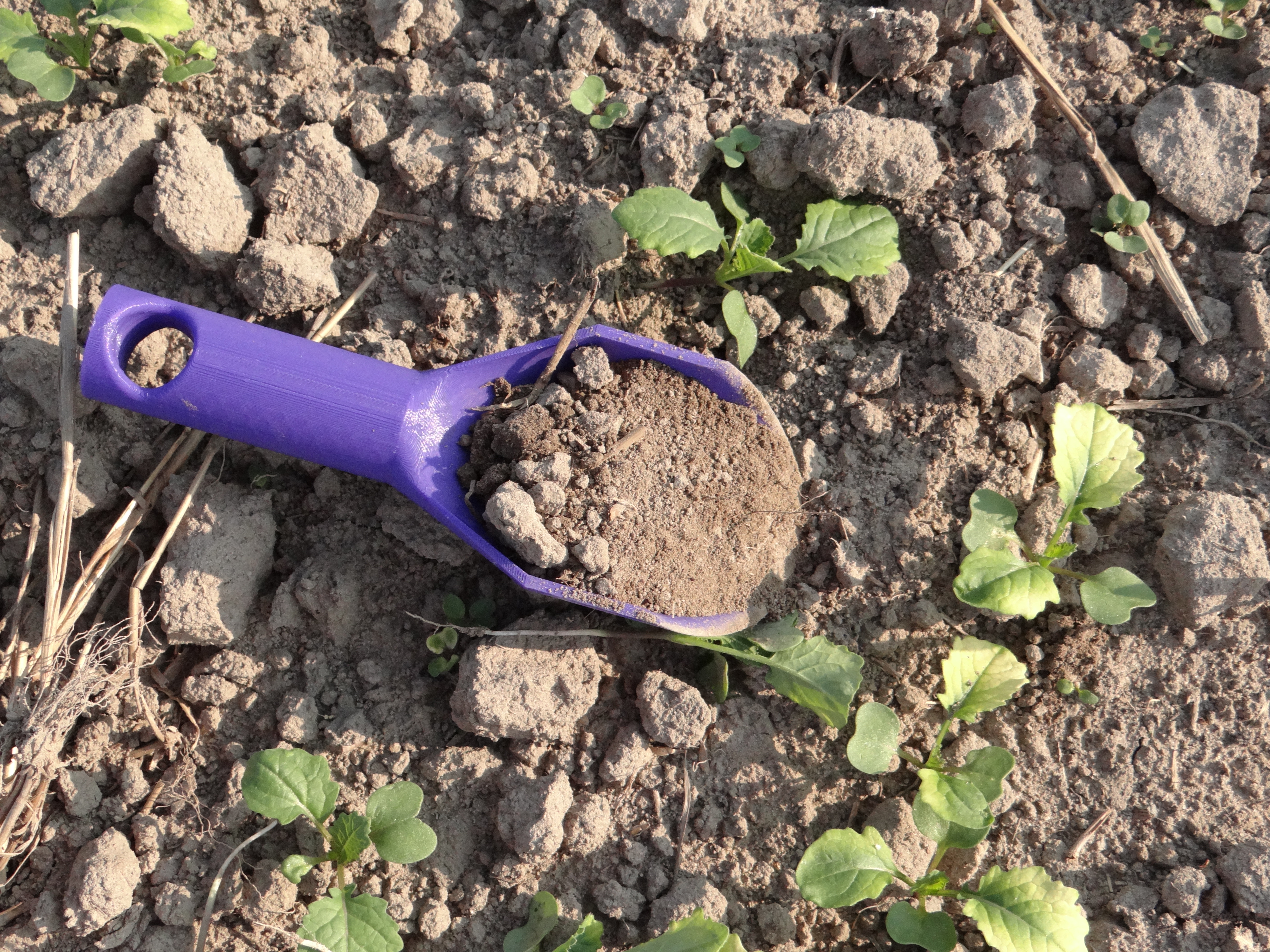 Mini garden shovel (no supports)