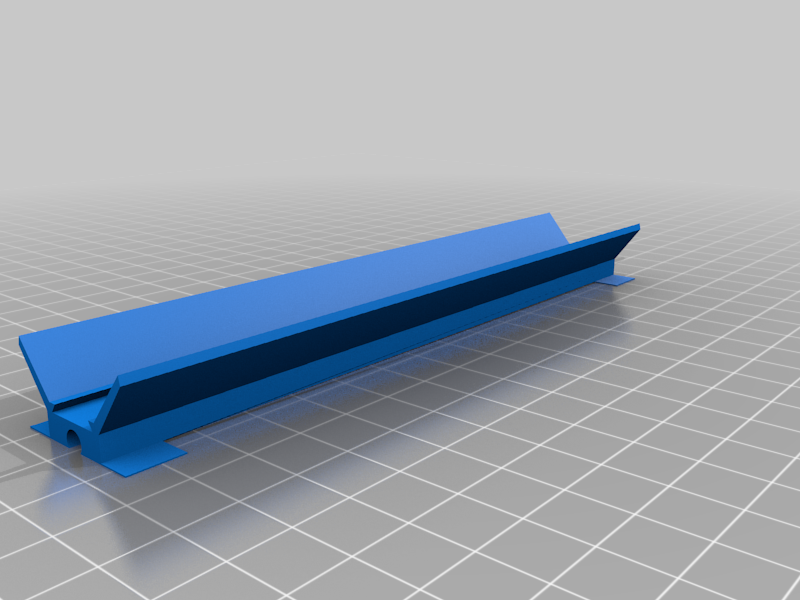 Led Strip mounting with visor