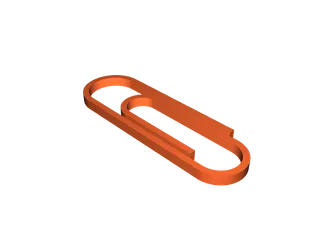 Big paper clip by Nikodem Bartnik | Download free STL model ...