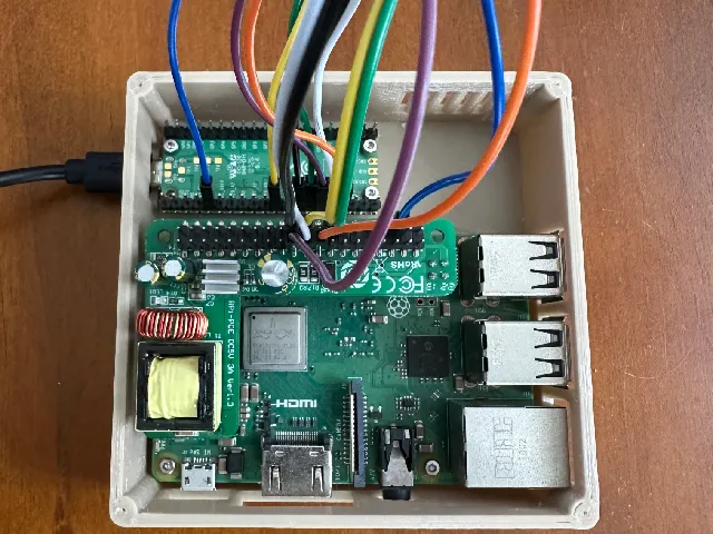 PiKVM Case for Raspberry Pi 3B+ with a Raspberry Pi Pico