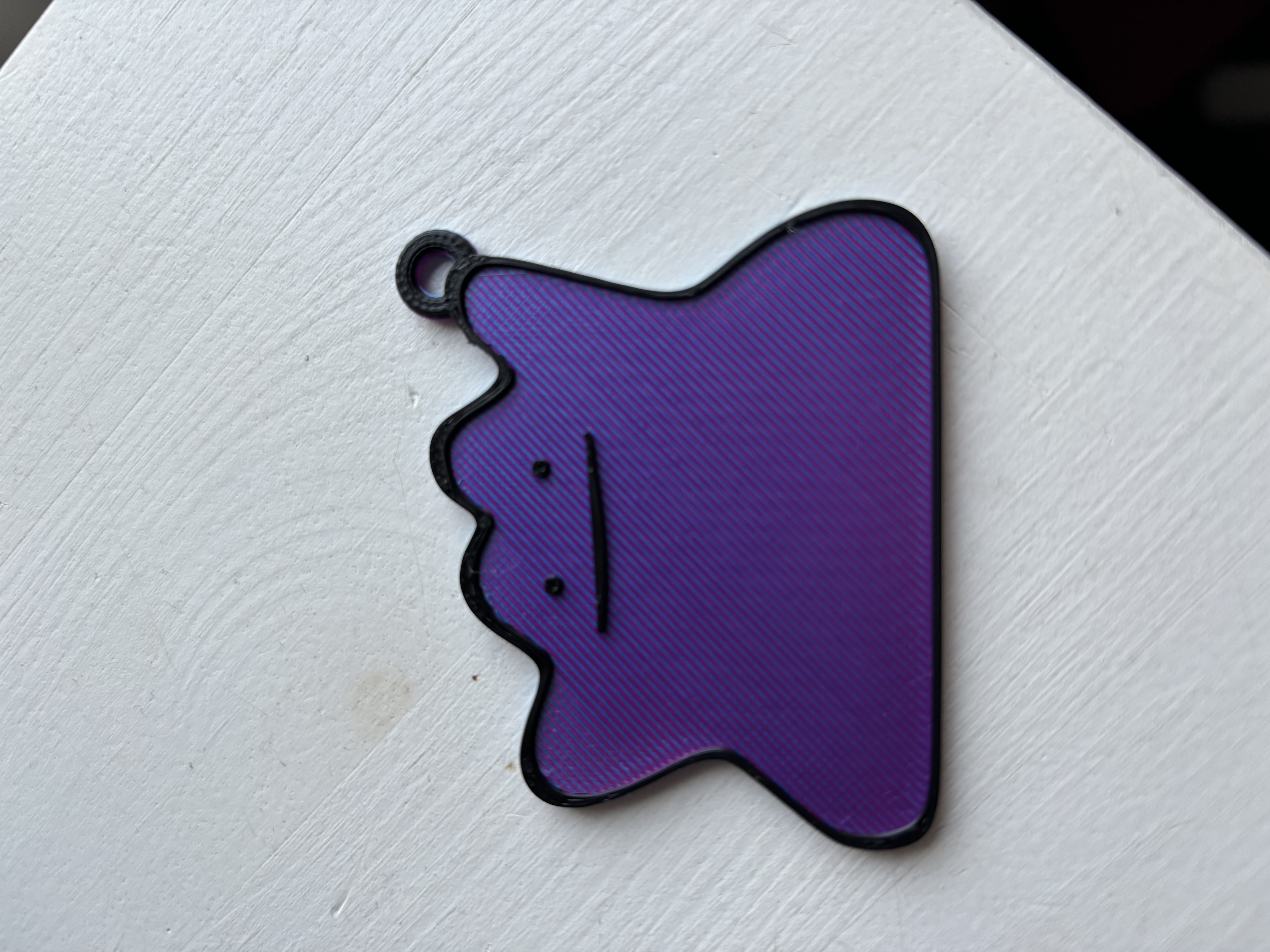 Ditto pokemon keychain