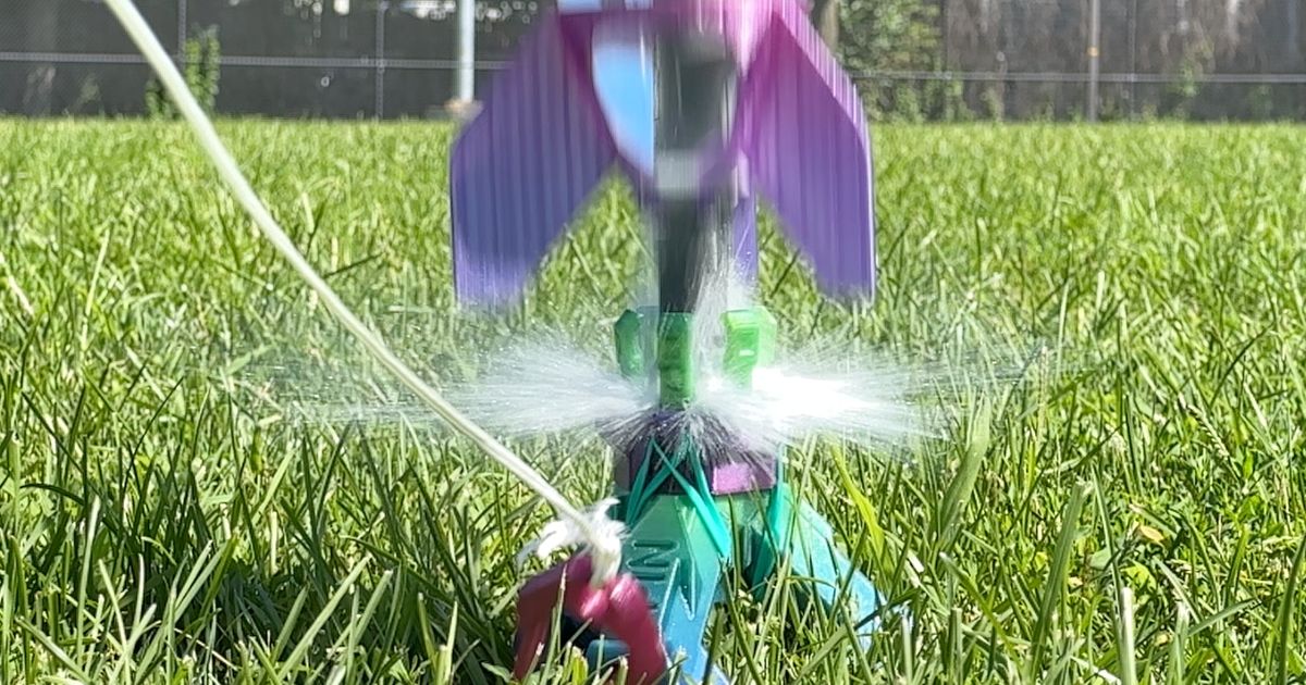 Water Rocket Launcher by Marimo Labs | Download free STL model | Printables.com