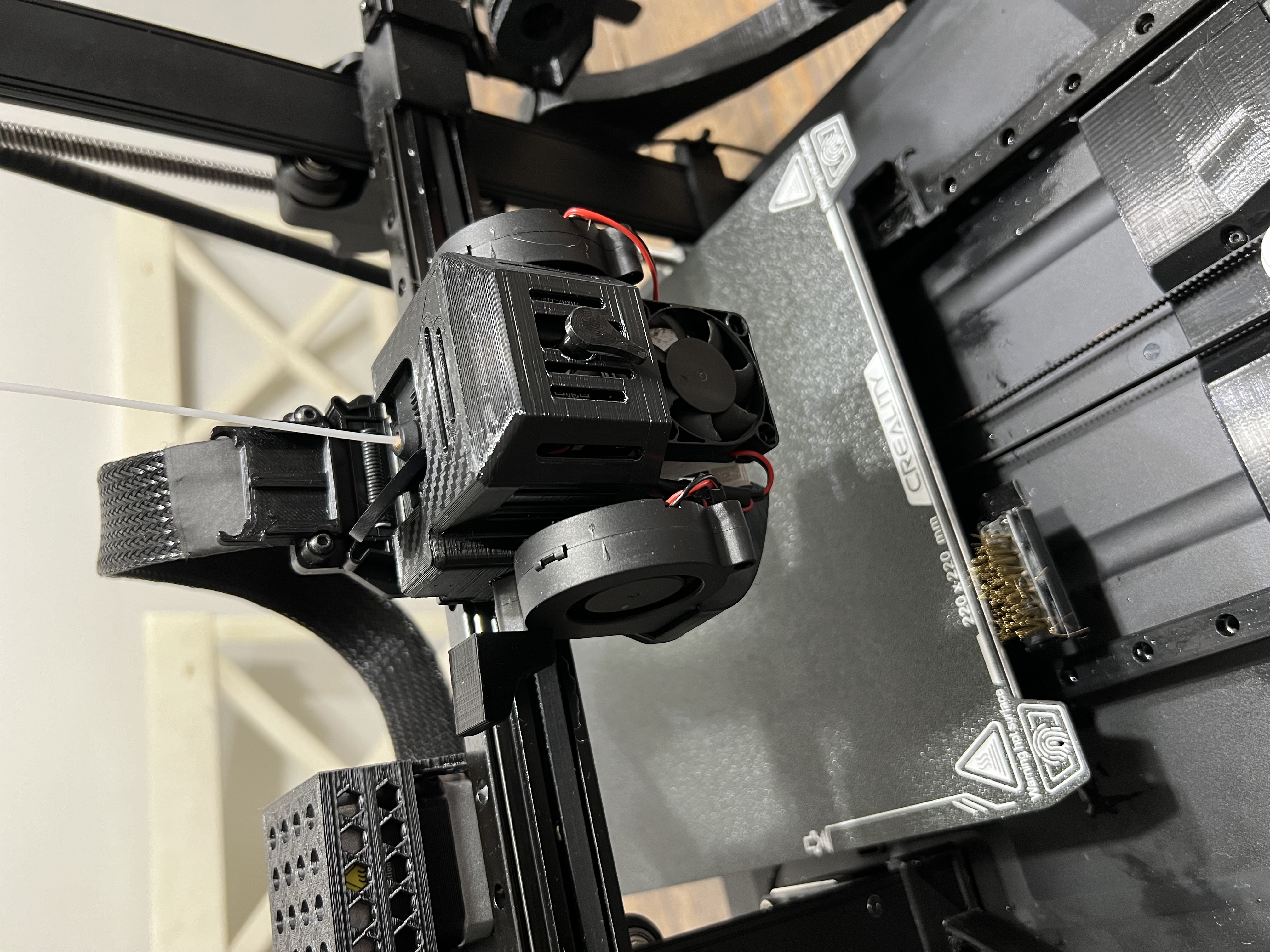 Ender 3 V3 KE Dual 5015 Fan Shroud