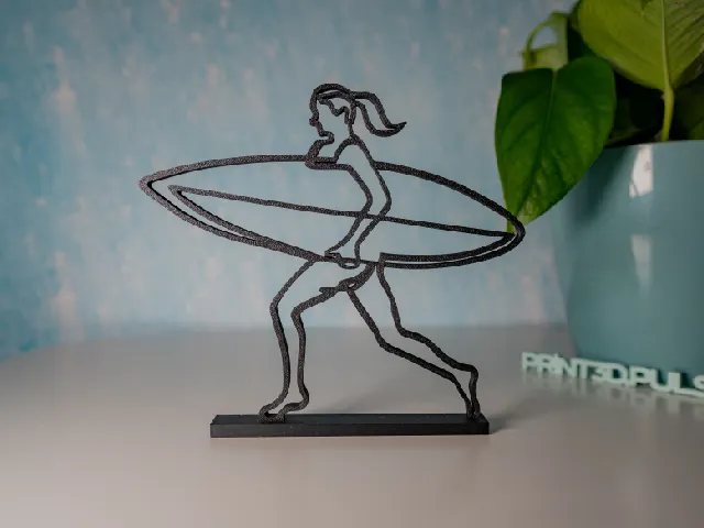 Line-Art Surfer