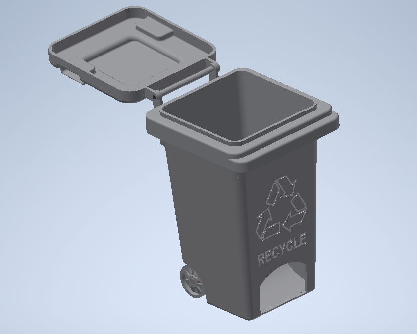 recyclingbin dice tower