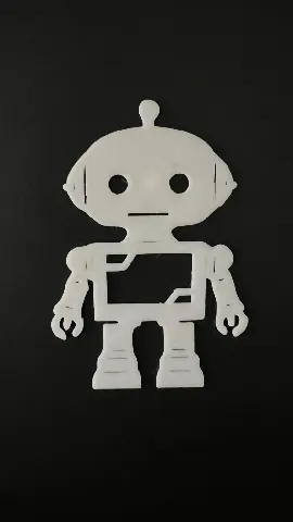 Cute Robot Wall Art #1