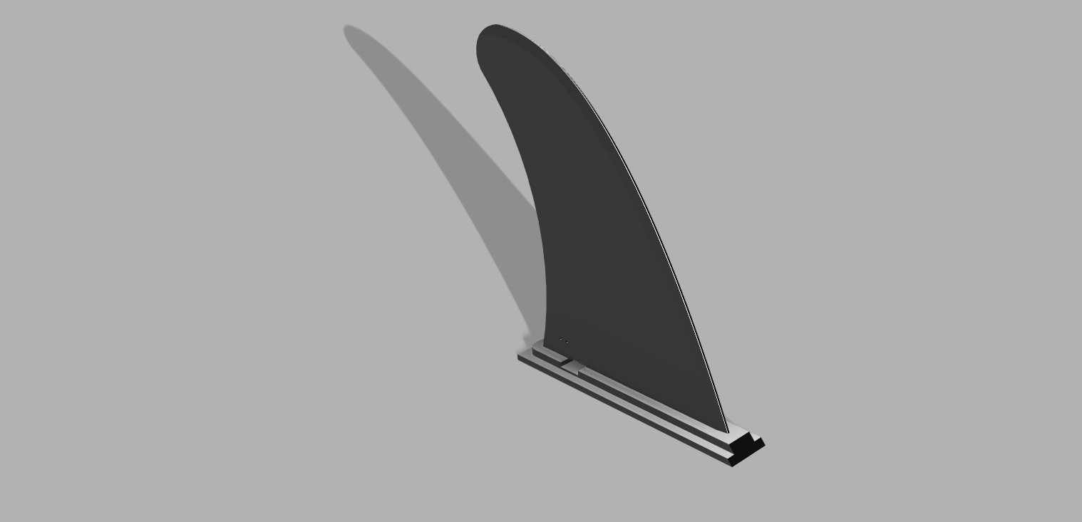 Paddle board fin