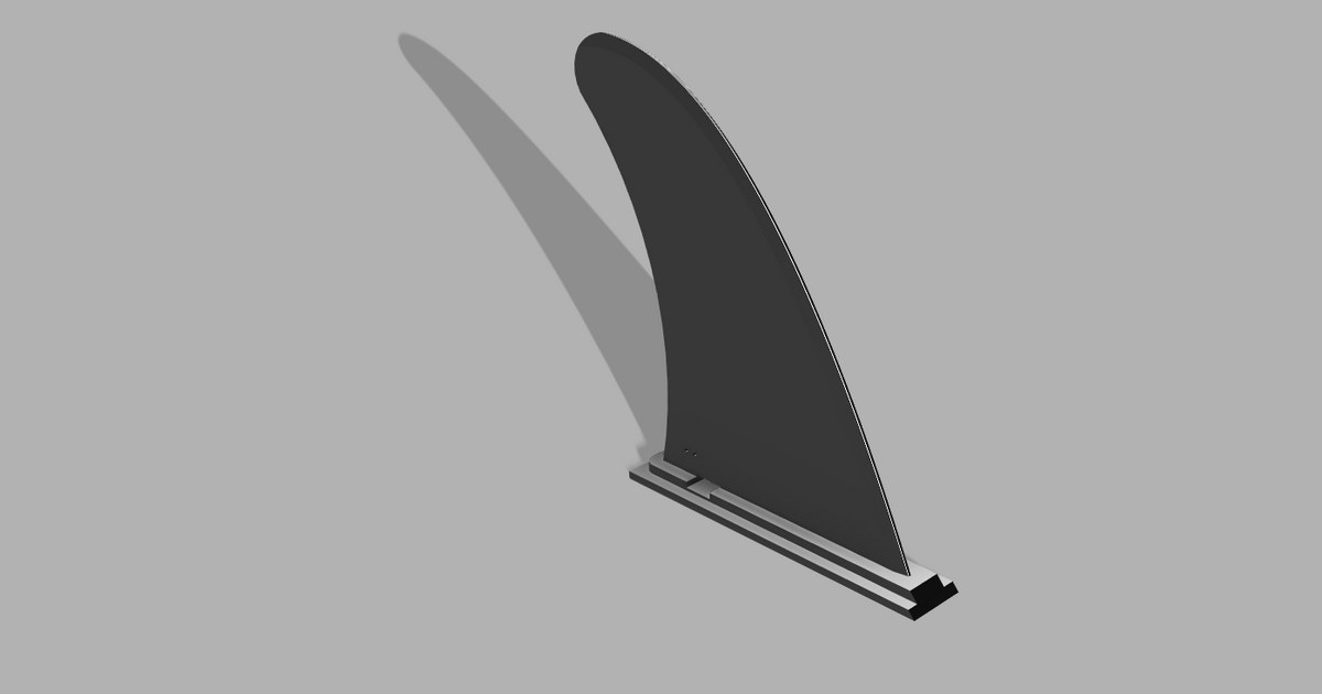 Paddle board fin by Jakub Rigó | Download free STL model | Printables.com