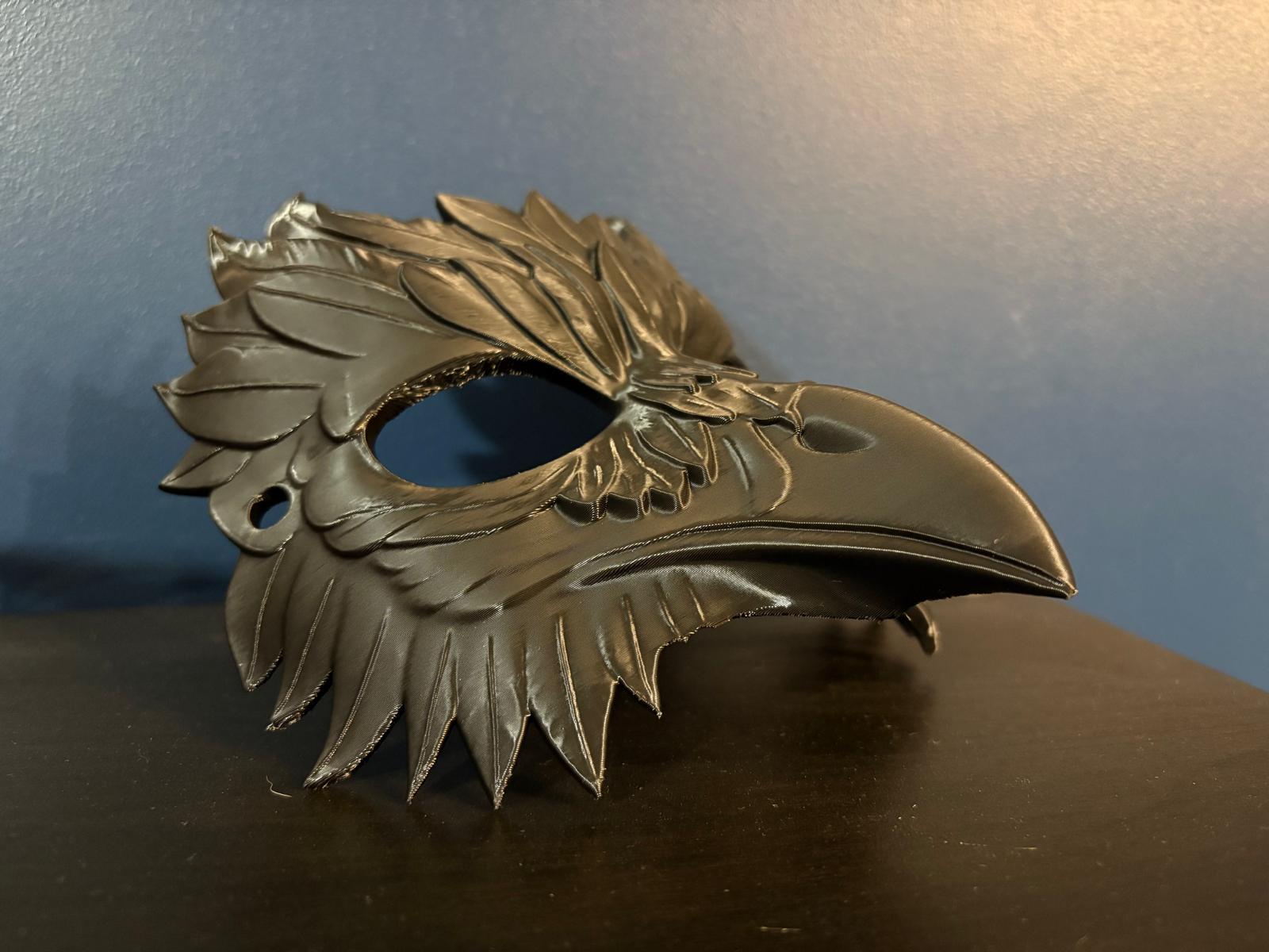Miniatura 3 do modelo 3D Crow mask