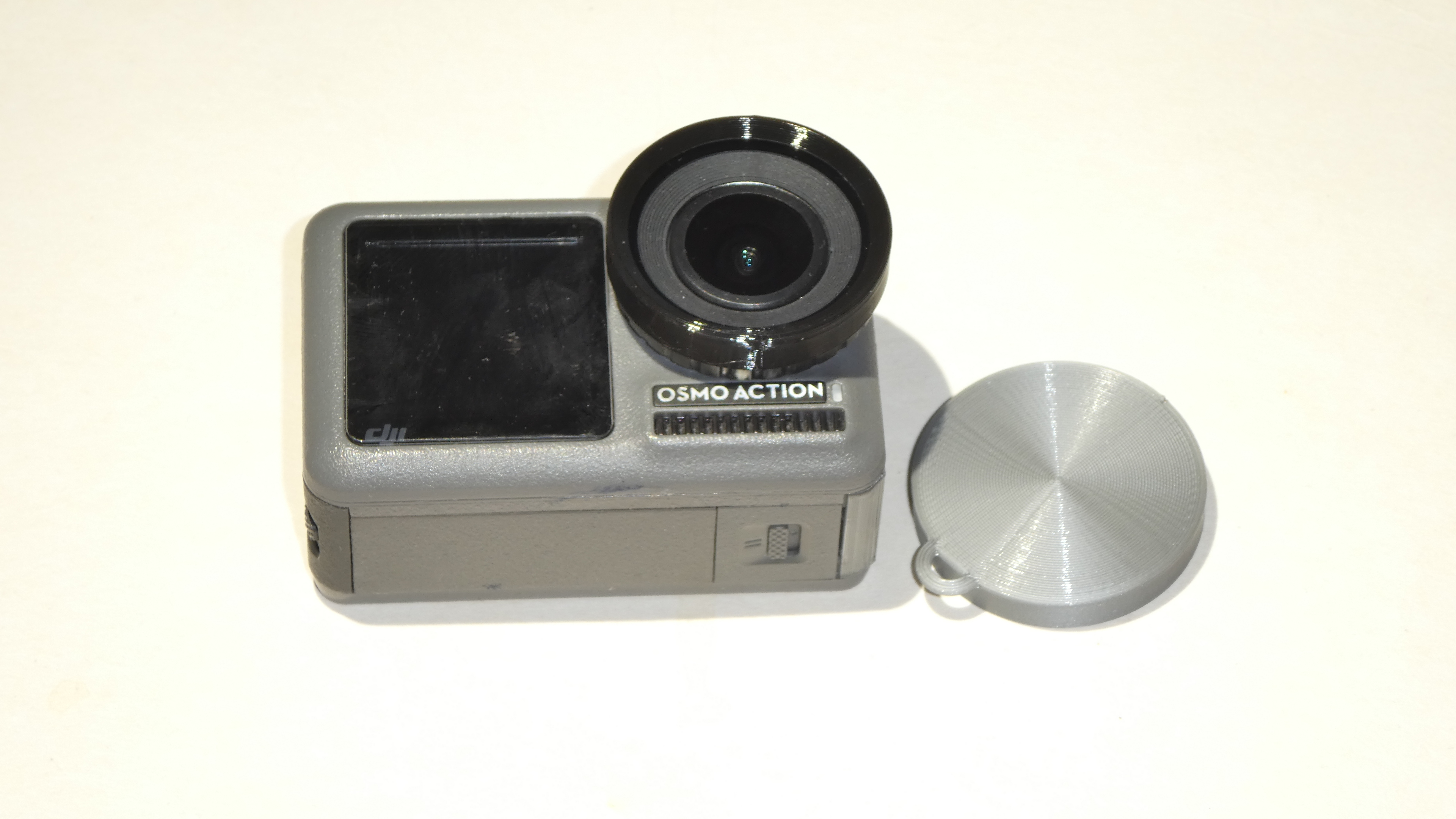 DJI Osmo Action lens hood and protection cap, lightweight