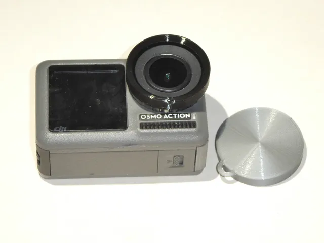 DJI Osmo Action lens hood and protection cap, lightweight