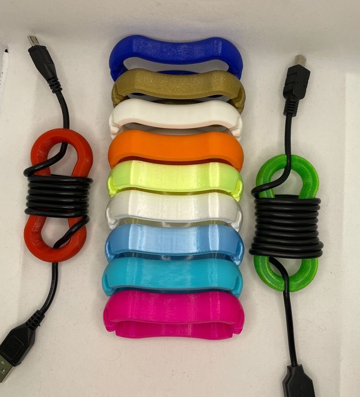 Charger Cable Organizer by DFV Tech, Download free STL model
