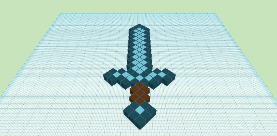 mindecraft sword/gun