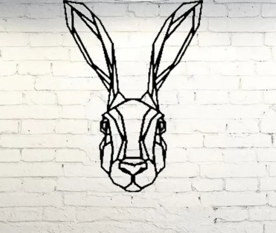 Bunny wall art
