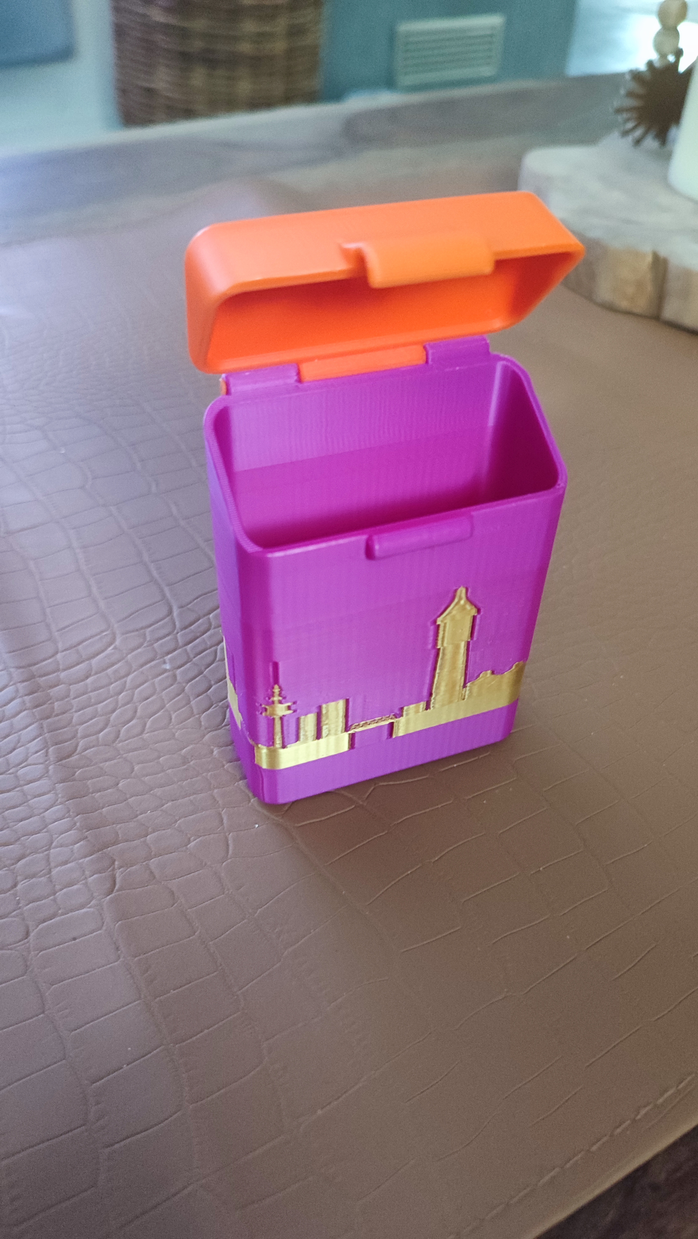 box zigarette cigarette case flip filament hinge