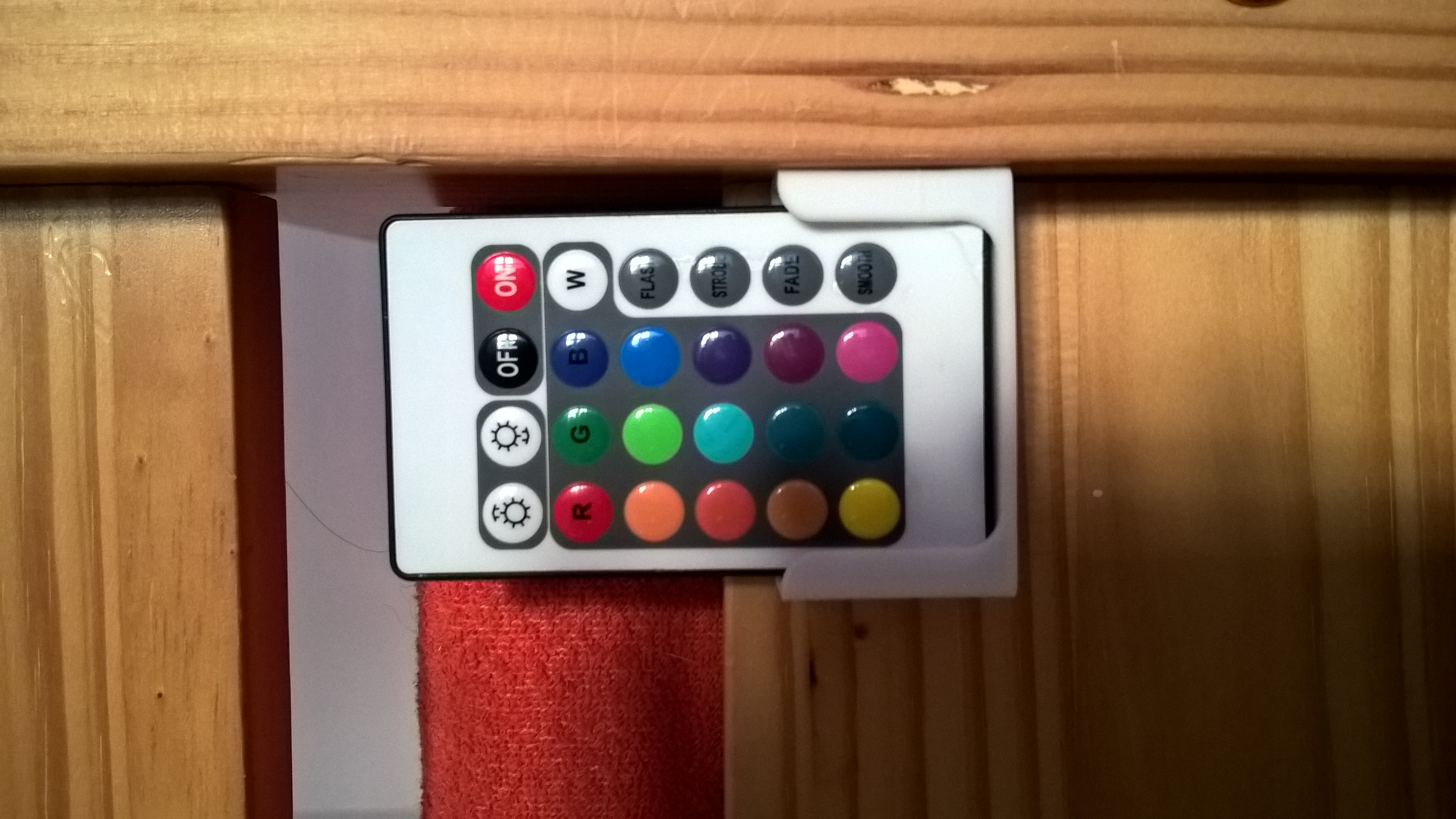 RGB LED Strip Remote Holder