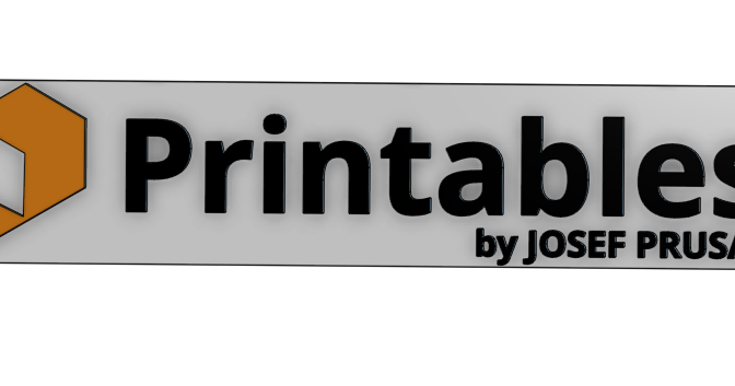 Printables Logo By Penguino Download Free Stl Model Printables Printables Logo By Penguino Download Free Stl Model Printables