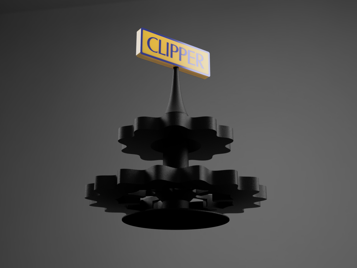 ROTATING CLIPPER DISPLAY